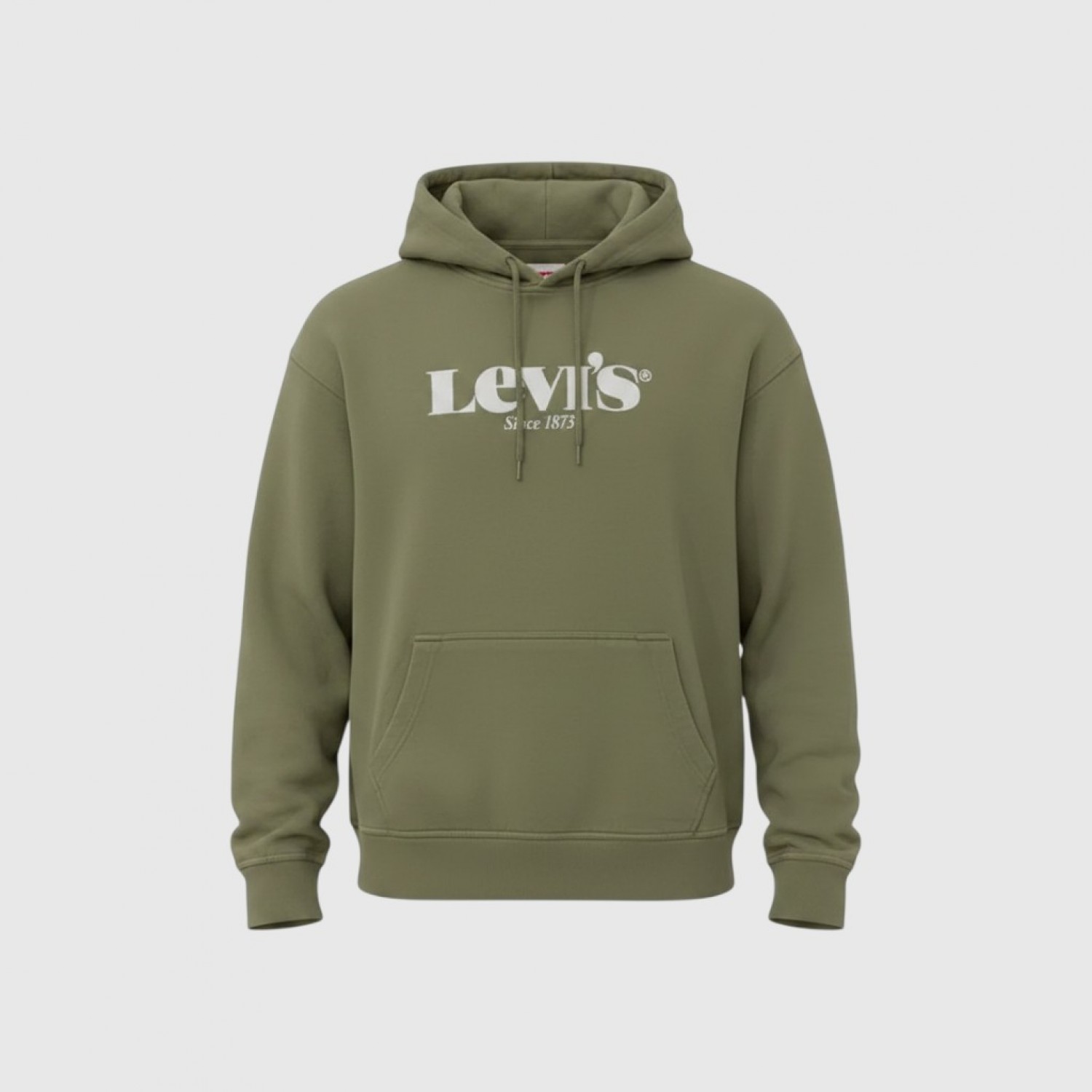Levi’s Ανδρικό Hoodie Χακί με Logo / Pre-Owned